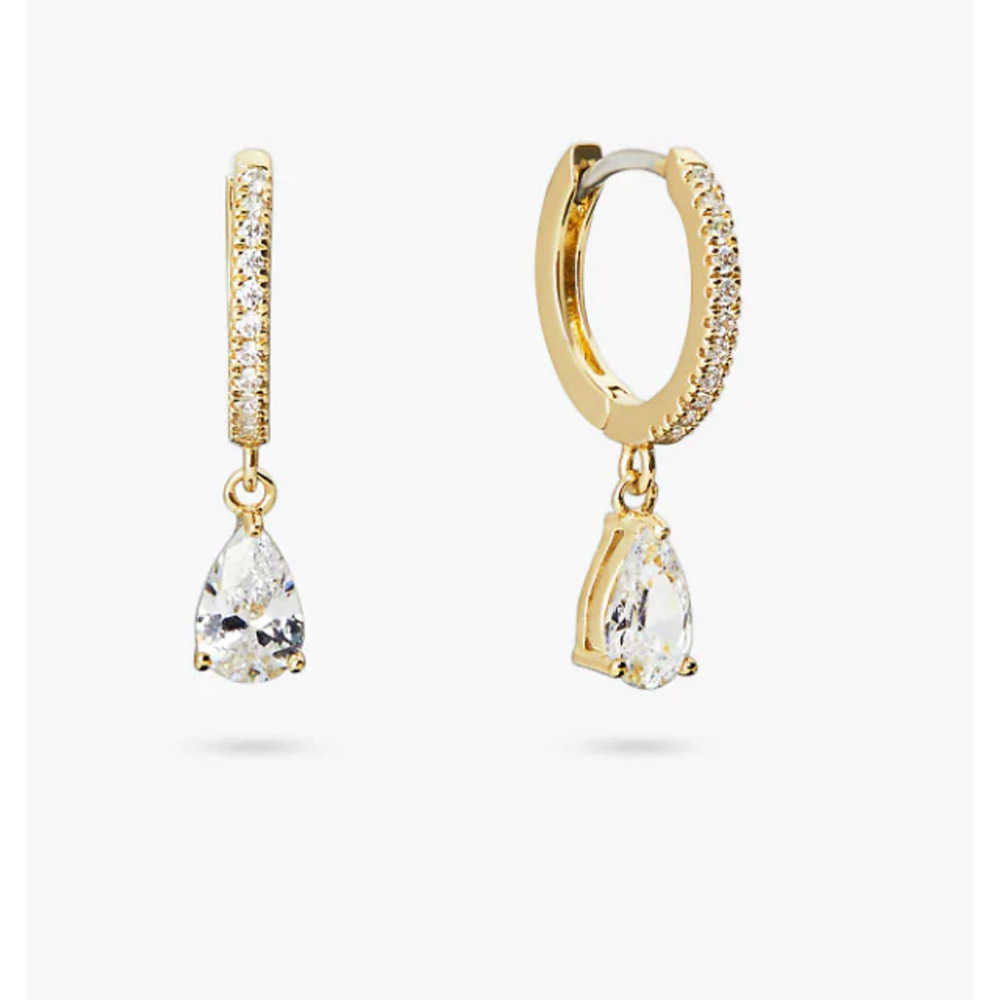 New Ana Luisa Delicate Huggie Hoops - Elise